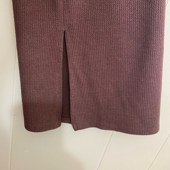 SOLD NWOT Garage Chocolate Brown Ribbed Flare Pant - Picture 8 of 8